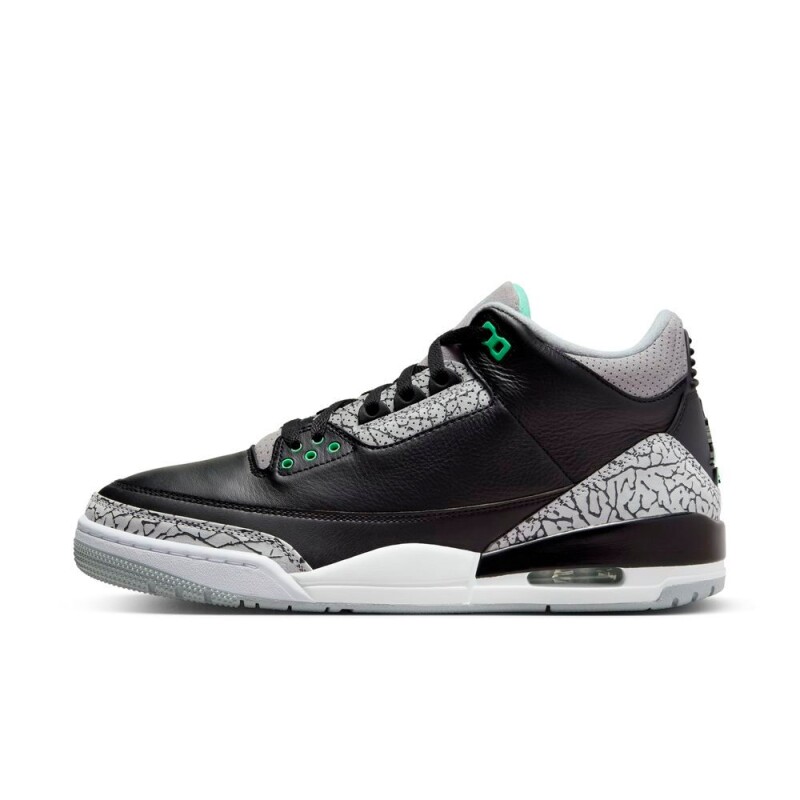 Zapatillas Air Jordan 3 Retro de Hombre Negro
