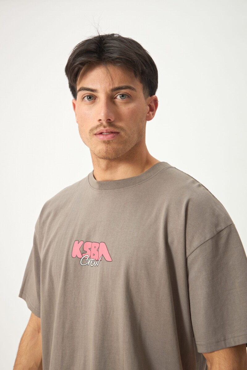 REMERA CREW - GRIS 