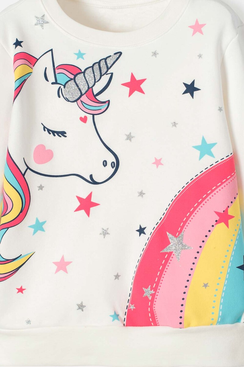 Buzo unicornio CRUDO