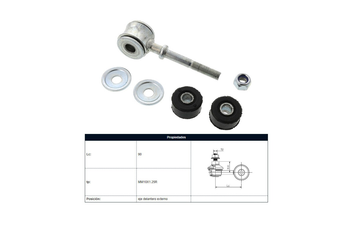 Bieleta Fiat Brava 96-01 Der/Izq Bieleta Fiat Brava 96-01 Der/Izq