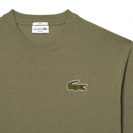 CAMISETA LACOSTE GREEN/GREY