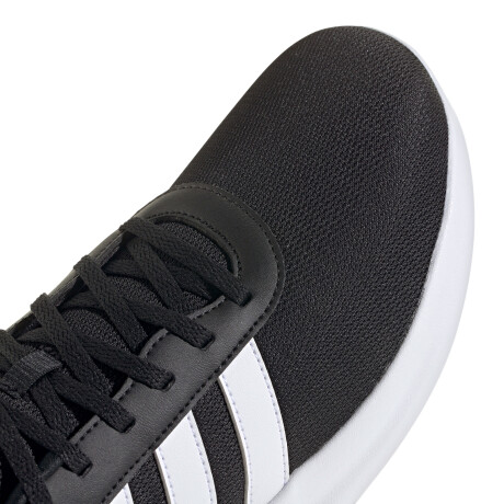 Championes de Hombre Adidas Lite Racer 4.0 Negro - Blanco