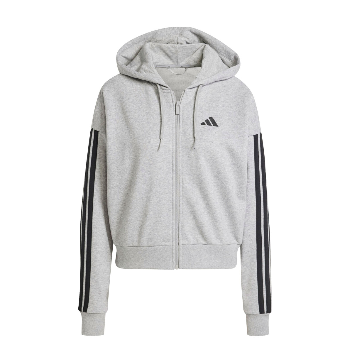 Campera de Mujer Adidas - Gris - Negro 