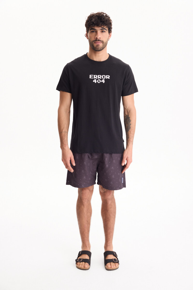 Remera 404 Negro