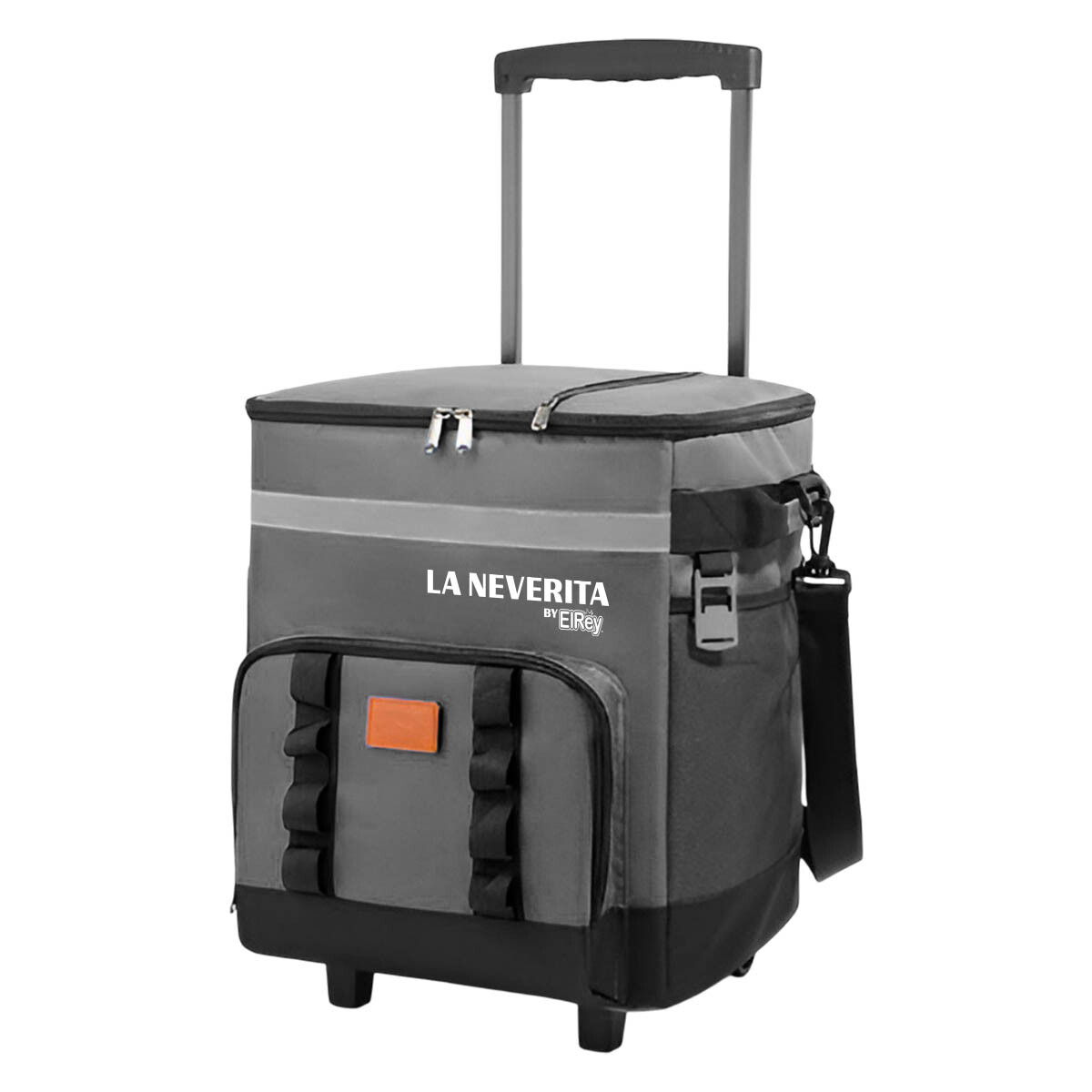 Conservadora Térmica 35l La Neverita Heladerita Carro - Gris 