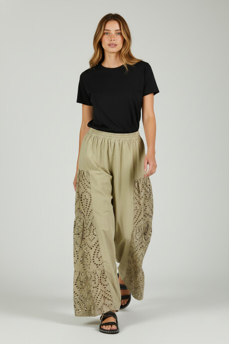 Pantalon Kamelias Verde Oliva Claro