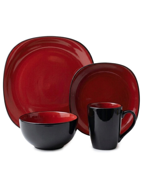 SET16PZAS STONEWARE D27-20-15.5/ML360 BALI CARMINE SET16PZAS STONEWARE D27-20-15.5/ML360 BALI CARMINE