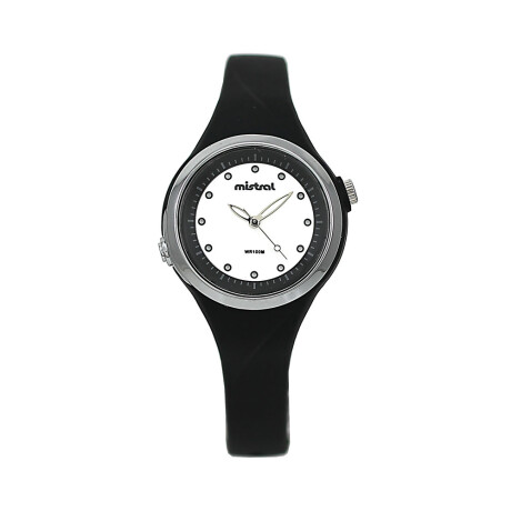 Reloj Mistral Fashion Silicona Negro 0