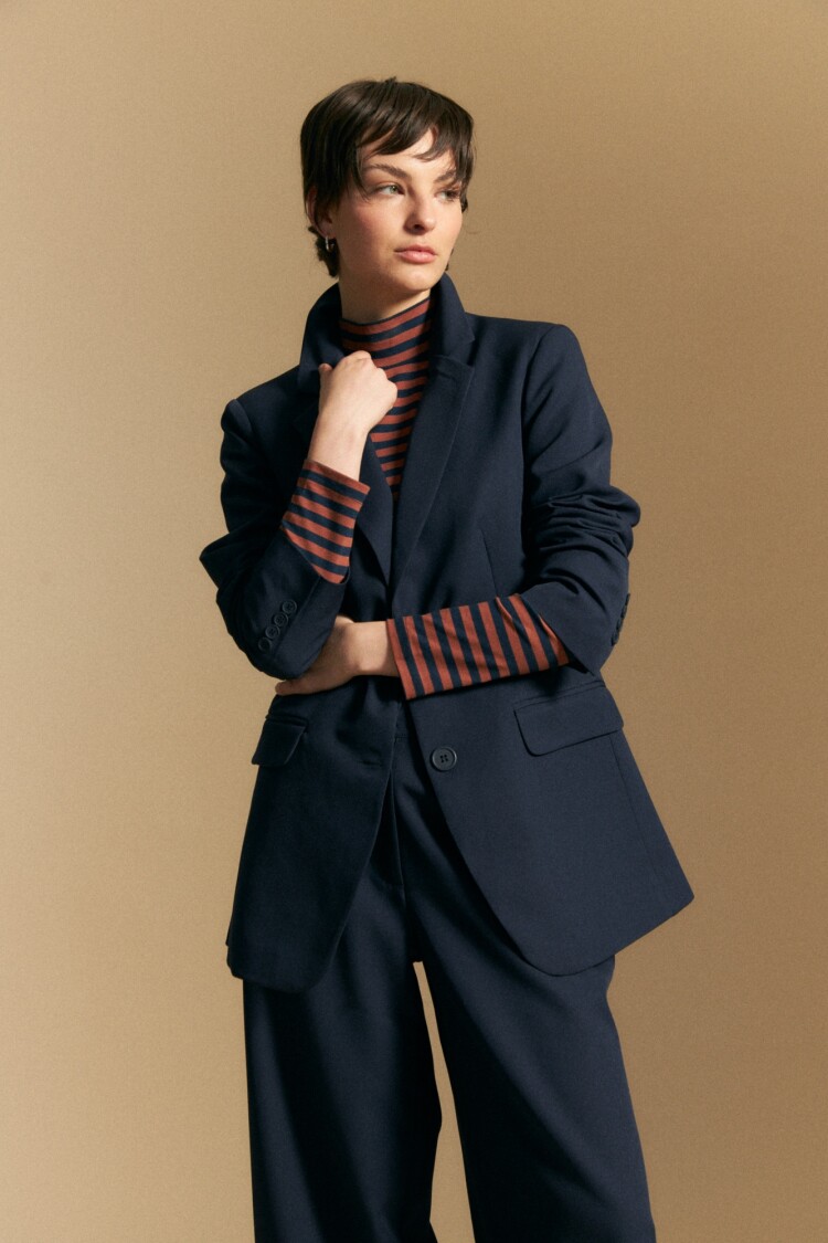 BLAZER SEGO Azul Marino