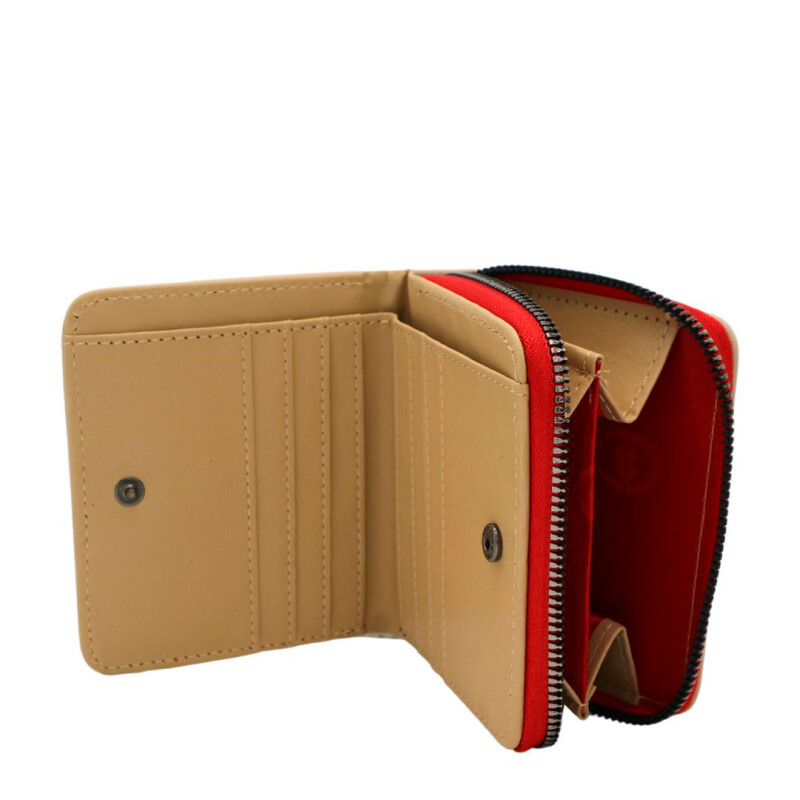 Billetera Las Oreiro Love Beige
