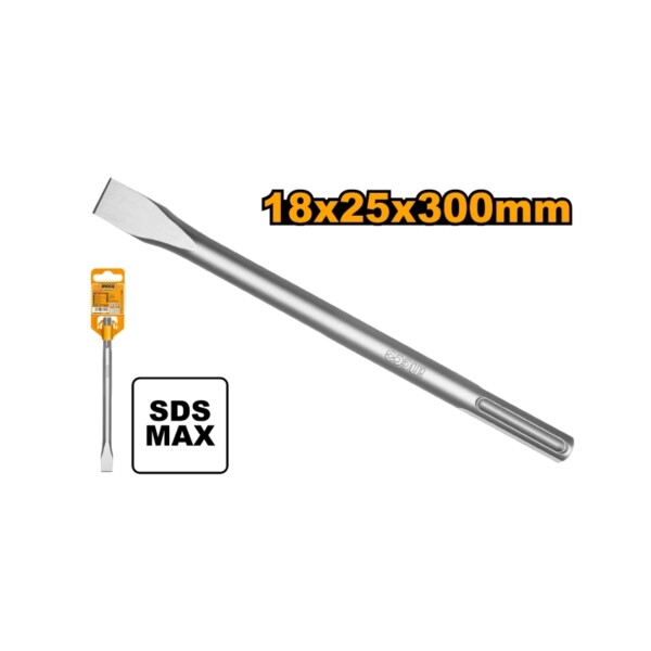CINCEL CORTAFIERRO SDS MAX 25 X 300 MM INGCO Cincel Cortafierro Sds Max 25 X 300 Mm Ingco