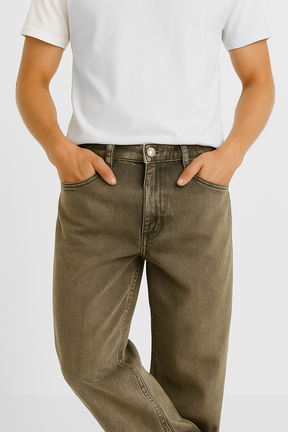 Pantalon Fani Beige Oscuro