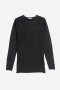 Sweater manga ranglán NEGRO