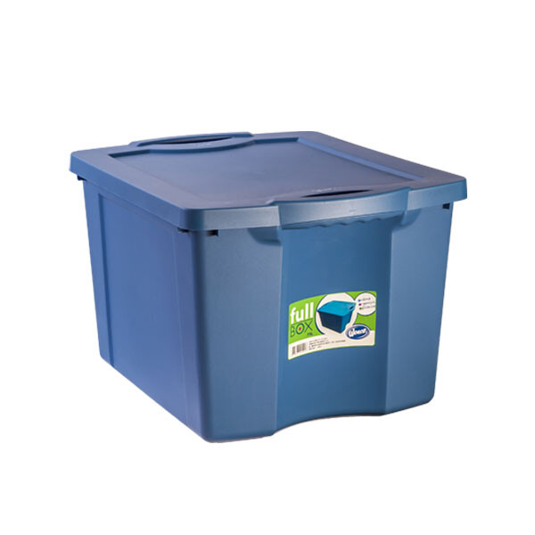 CAJA PLASTICA FULLBOX AZUL 60.3X48.1X37.8 CM. (908) AZUL