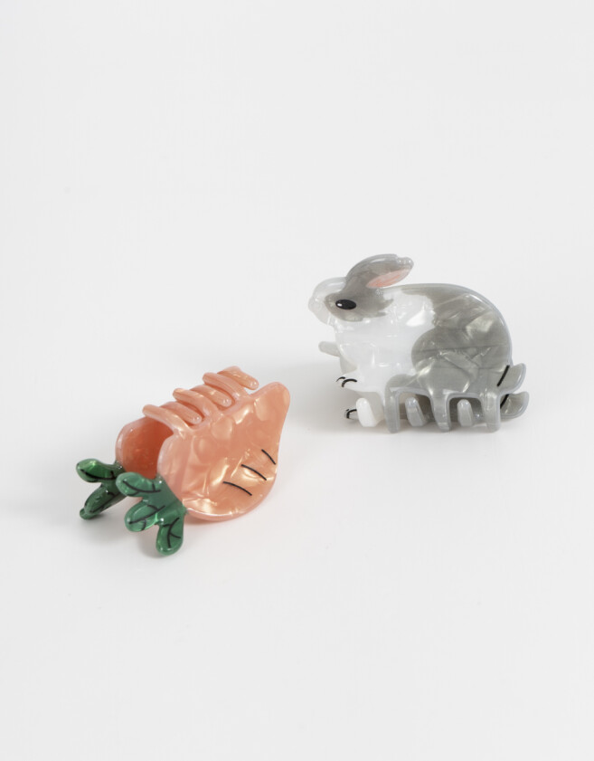 Hebillas Infantiles Animalito Set De Broches Infantiles - Combinacion Bicolor