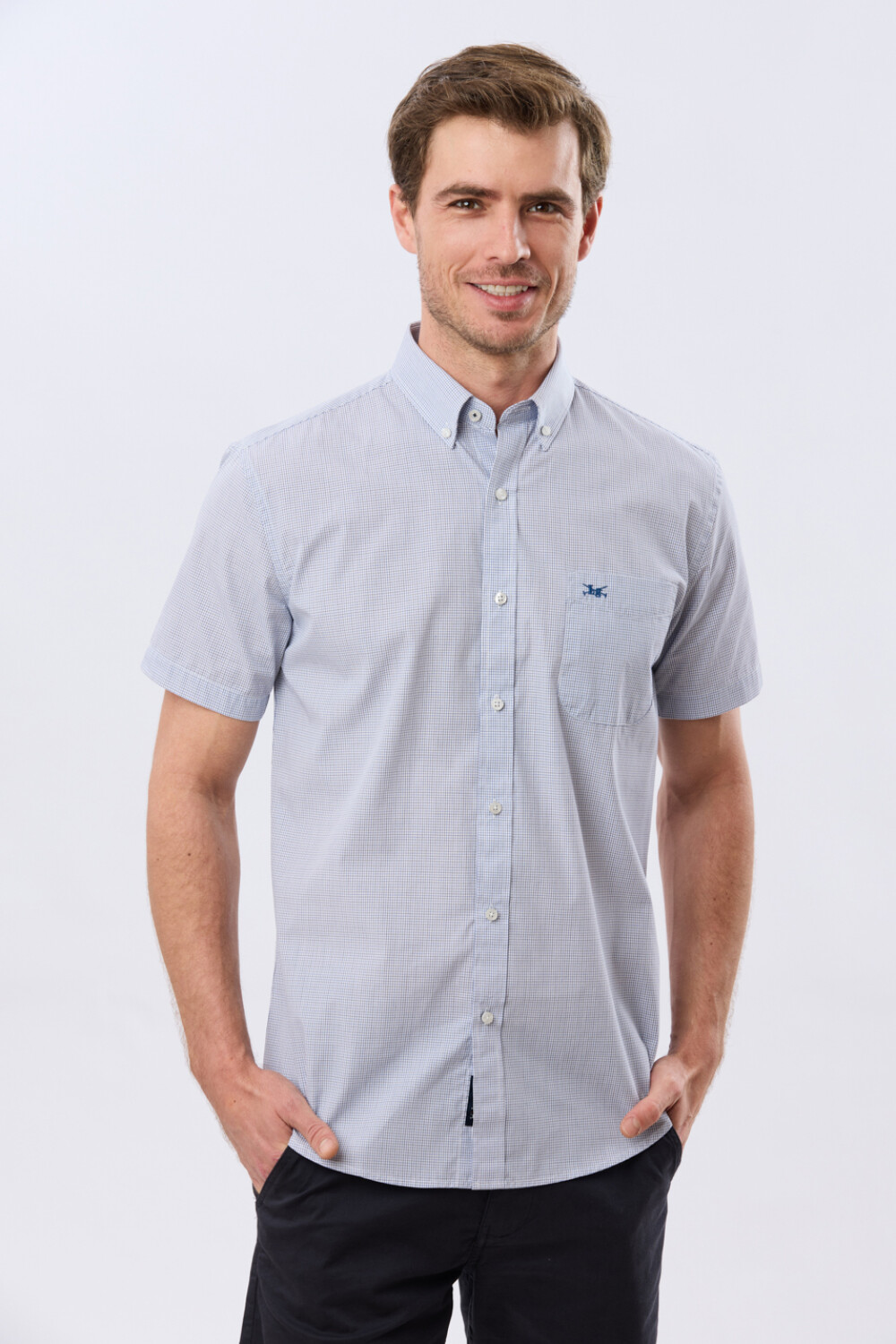 CAMISA CUADROS Azul