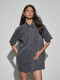 VESTIDO ELENIA GRIS OSCURO