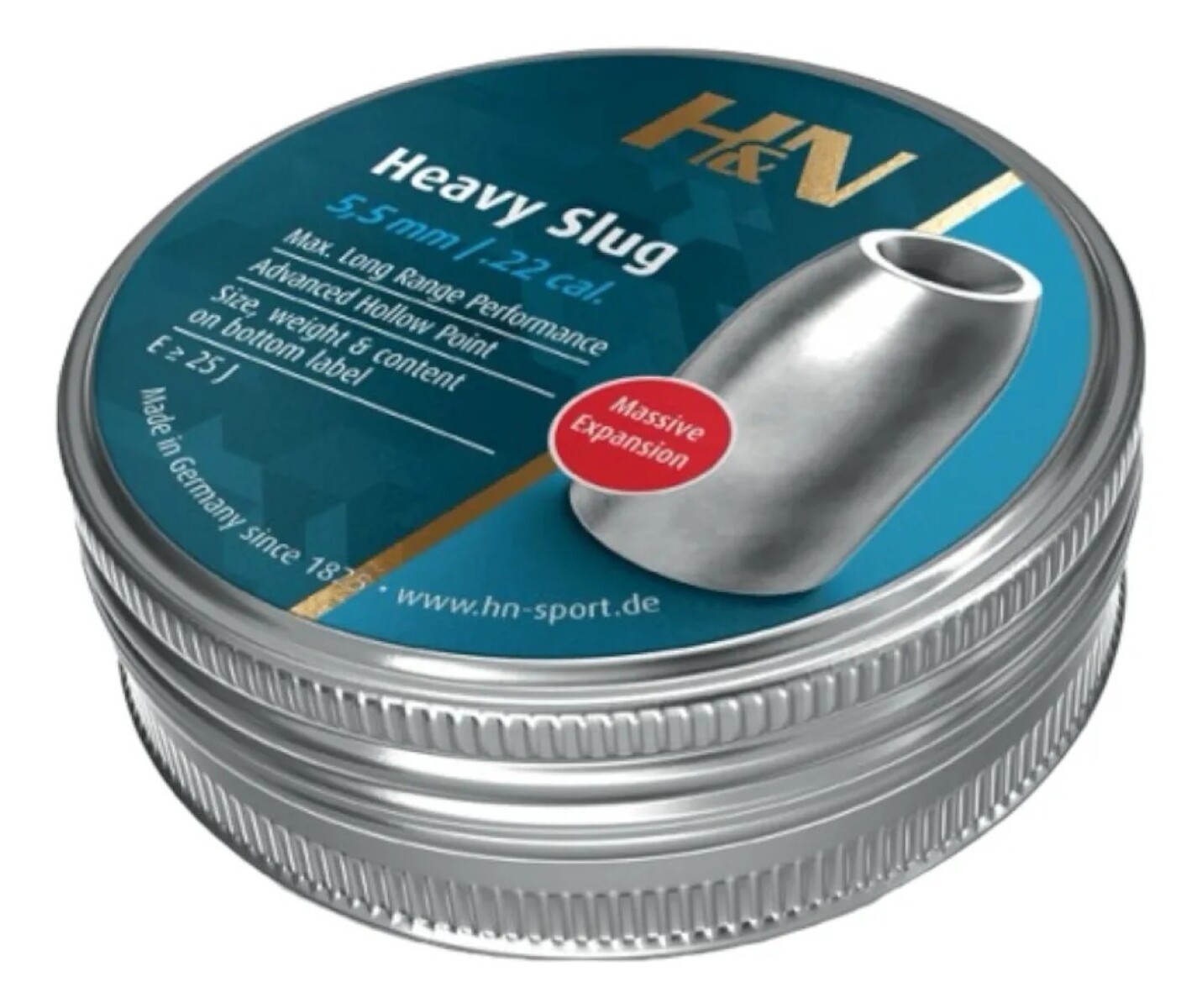 Chumbos Hyn Heavy Slug Calibre 5,5mm x 150 unidades 