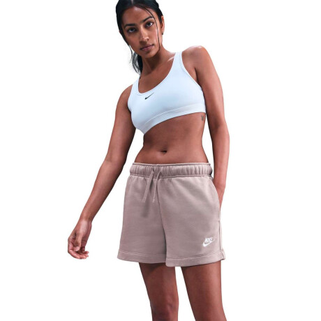 Short Nike Sportswear Club Fleece De Mujer Chocolate