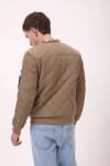 Campera bomber capitoneada Beige