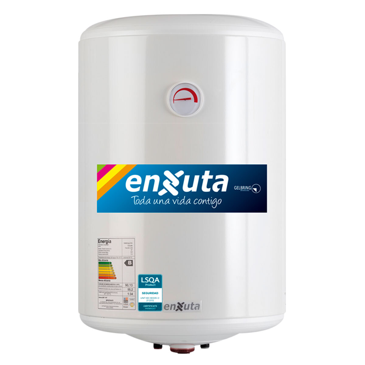 TERMOTANQUE ENXUTA 80 L TENX2180 ACERO - N/A 