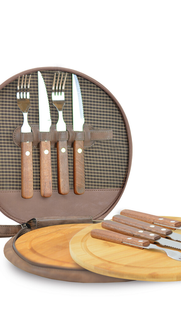 SET PARRILLERO TEXEL TABACO