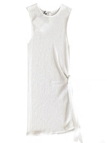 Blusa tejida de algodón, Celine Marfil