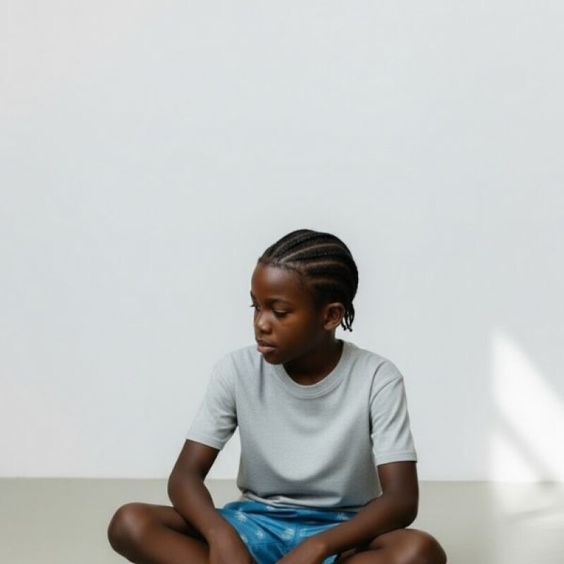 Short de Baño Niño N+ Azul Piedra