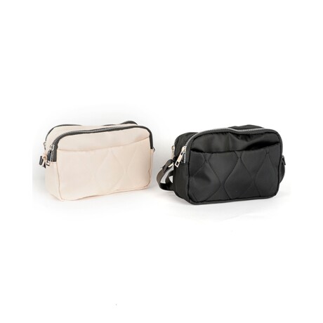 Bandolera Canva modelo Canadá en nylon Beige