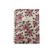 Cuaderno tapa dura A5 flores rosa