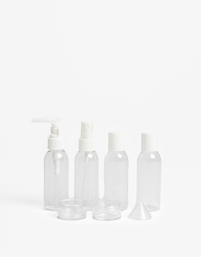 Set de Viaje Set De Envases Recargables Para Viaje - Rosa Claro