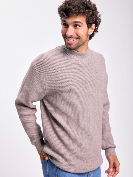 Buzo punto Taupe