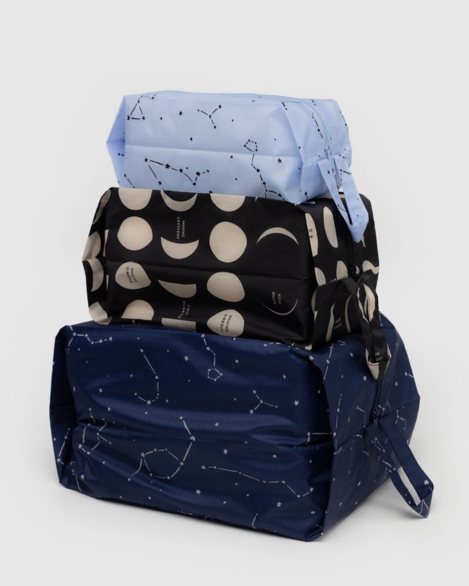 SETX3 - Set X 3 Neceser Organizadores Night Sky 