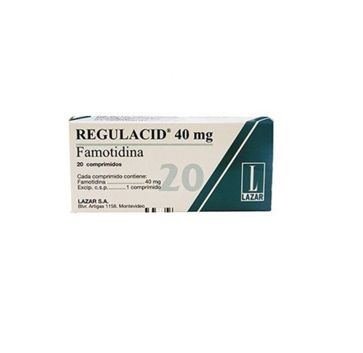 Regulacid 40mg 20 Comprimidos 