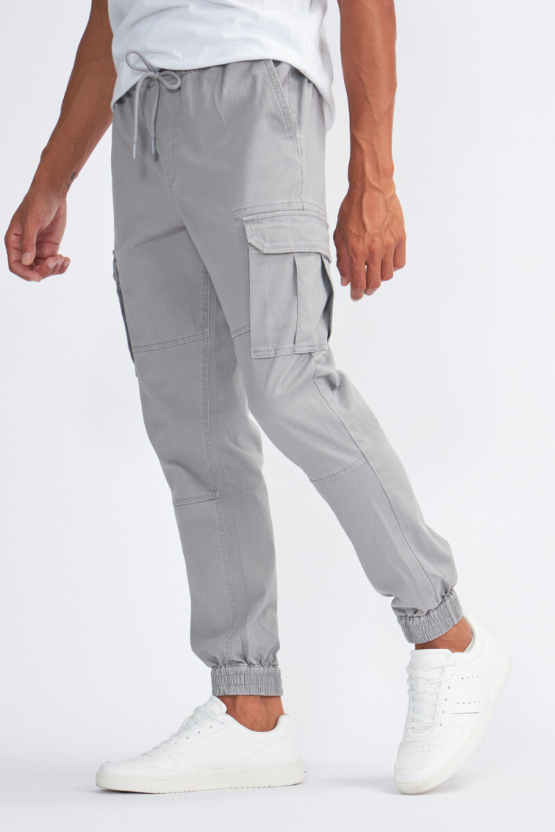 Pantalón cargo jogger Gris