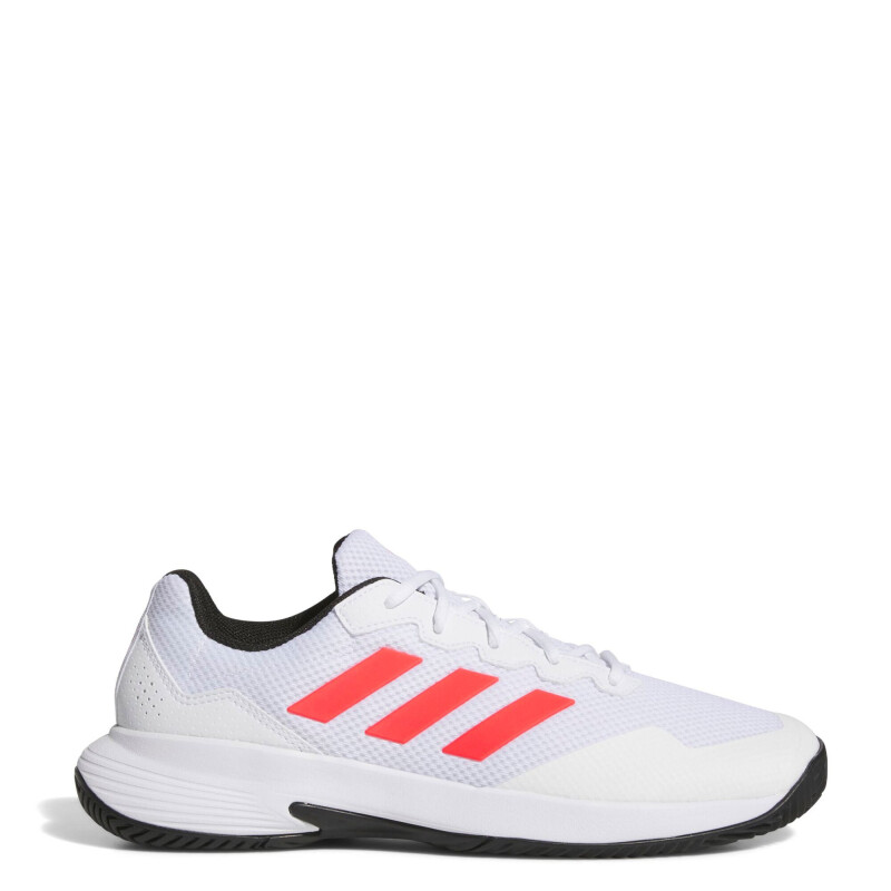 Championes de Hombre Adidas Gamecourt 2.0 Blanco - Rojo - Negro