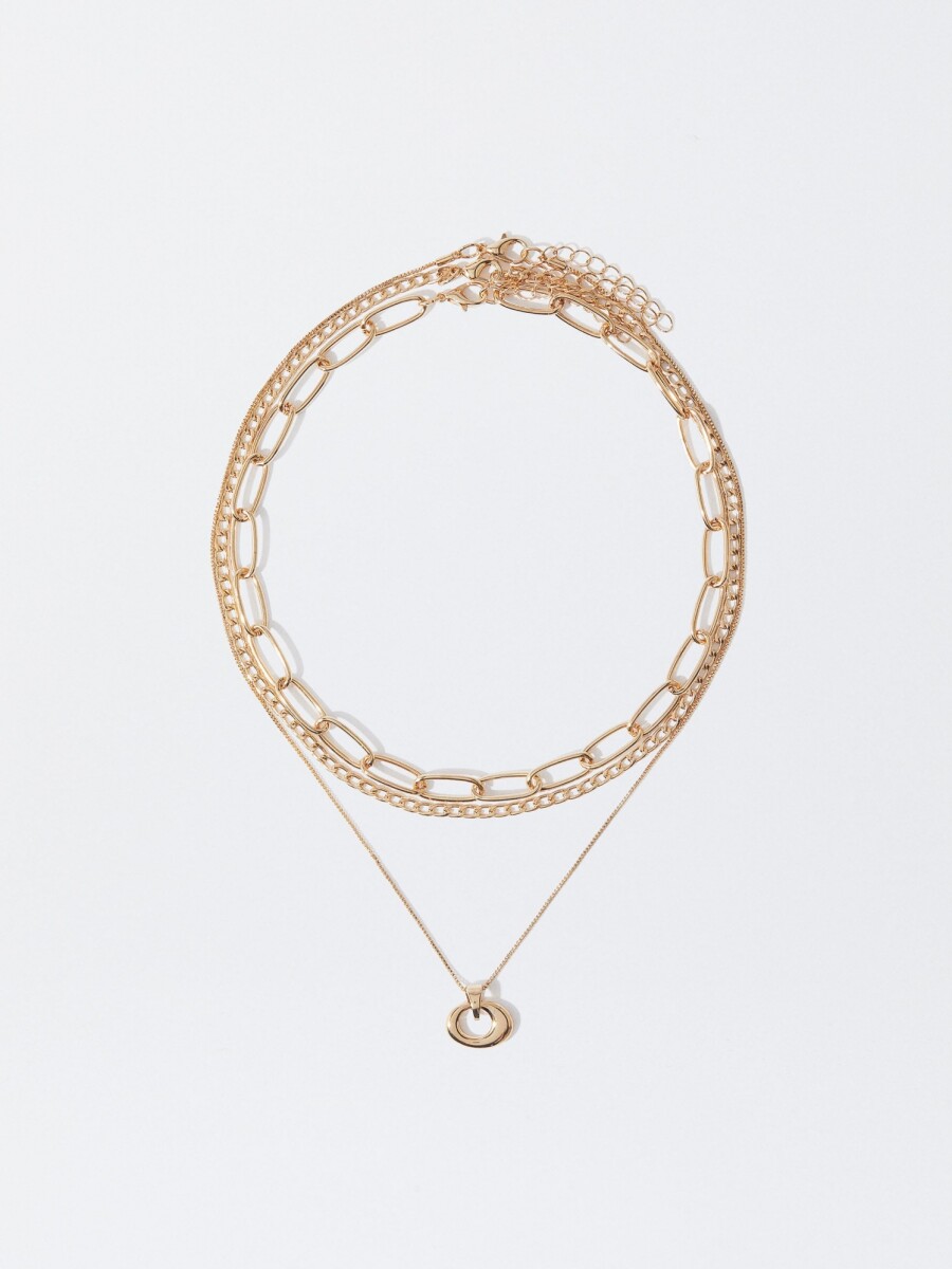 Conjunto De Collares Dorados dorado