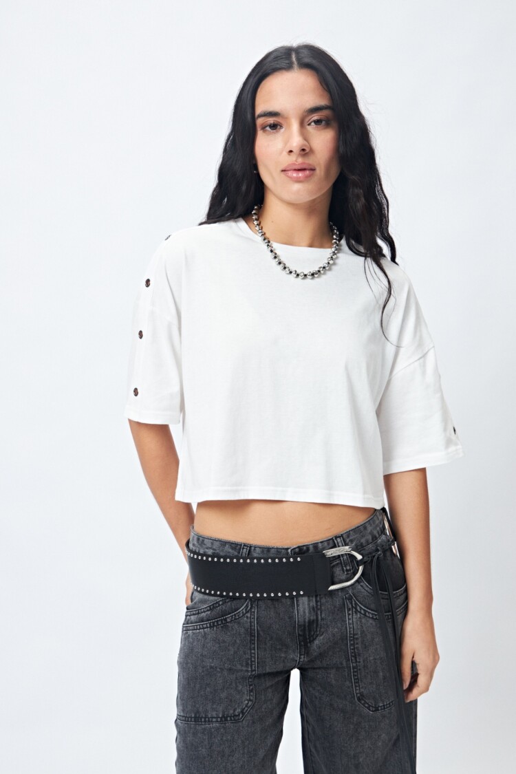 REMERA LETSI Blanco