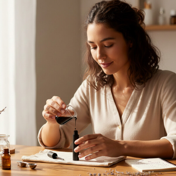 Recipiente Recargable Para Delineador o Aceite De Pestaña Color Negro