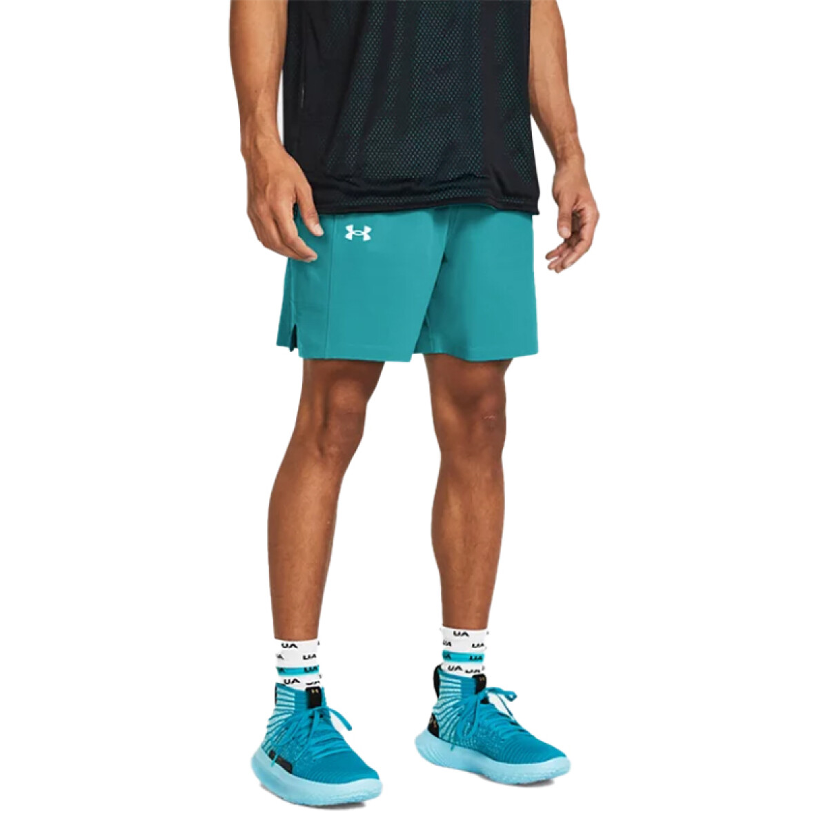 Short Under Armour Baseline Woven - Azul 
