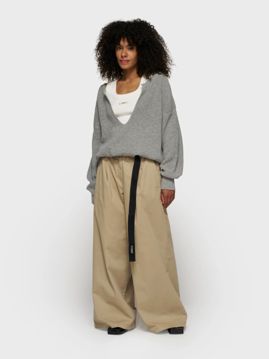 WIDE PANTS TWILL 