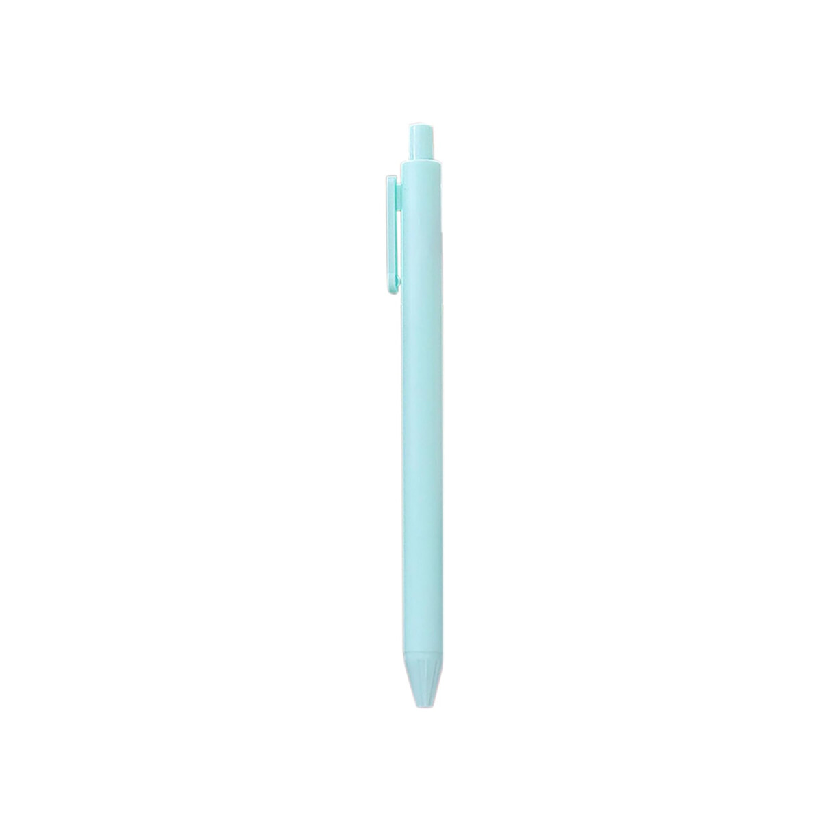 Lapicera retráctil color pastel - Celeste 