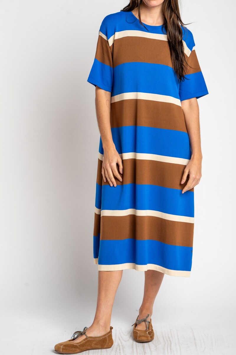Vestido Tejido Marron