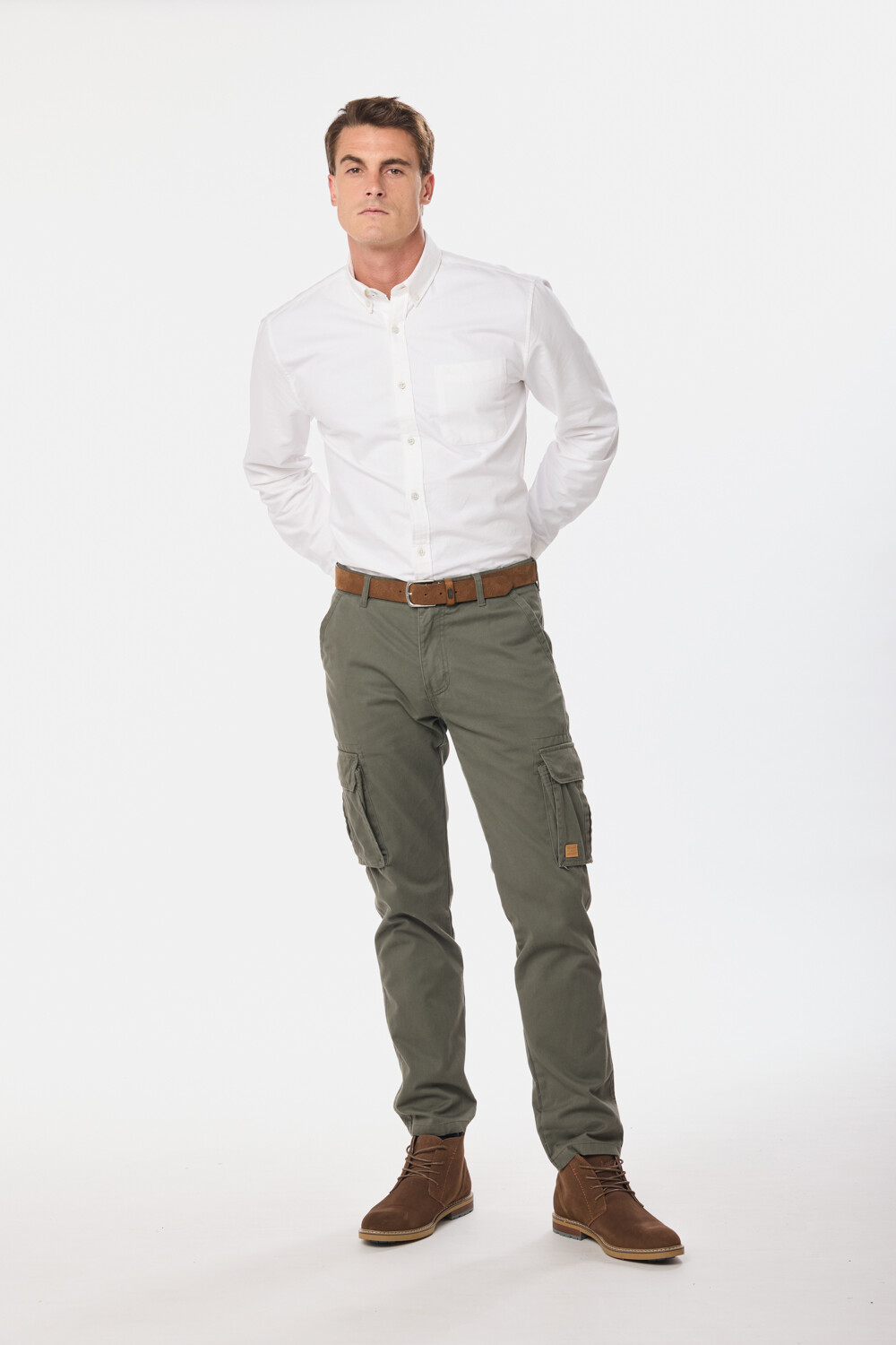 PANTALÓN CARGO Verde
