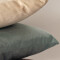 Almohadones velvet Verde