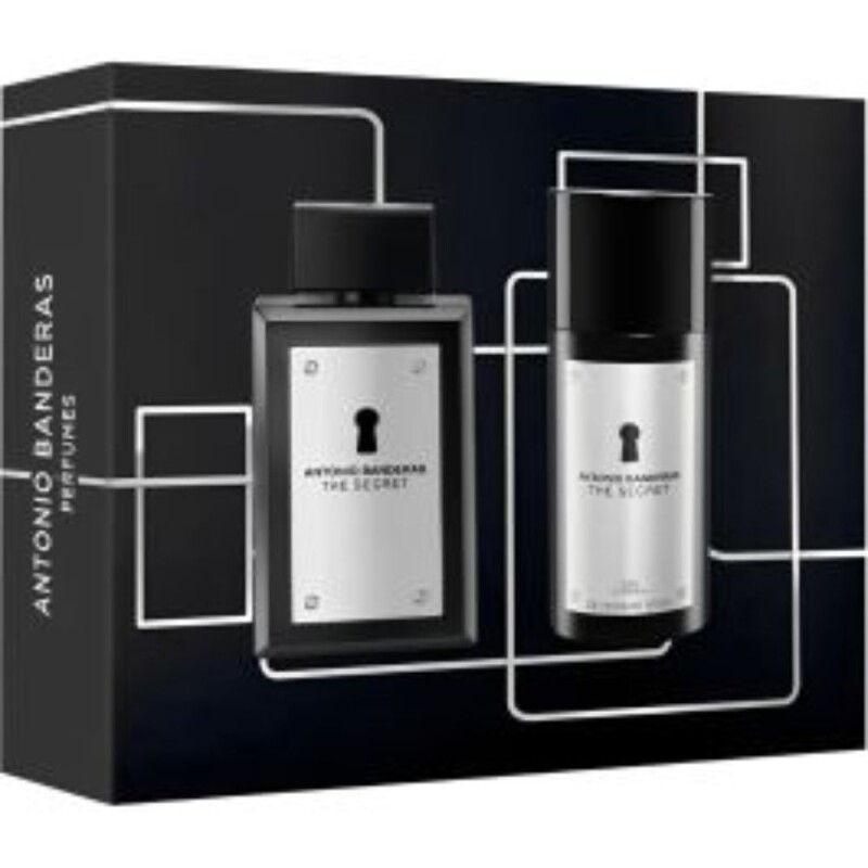Kit Antonio Banderas The Secret EDT 100mL + Desodorante 150mL - Masculino Kit Antonio Banderas The Secret EDT 100mL + Desodorante 150mL - Masculino