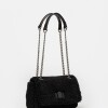 Bandolera Connie En Efecto Cuero Obejita Negro