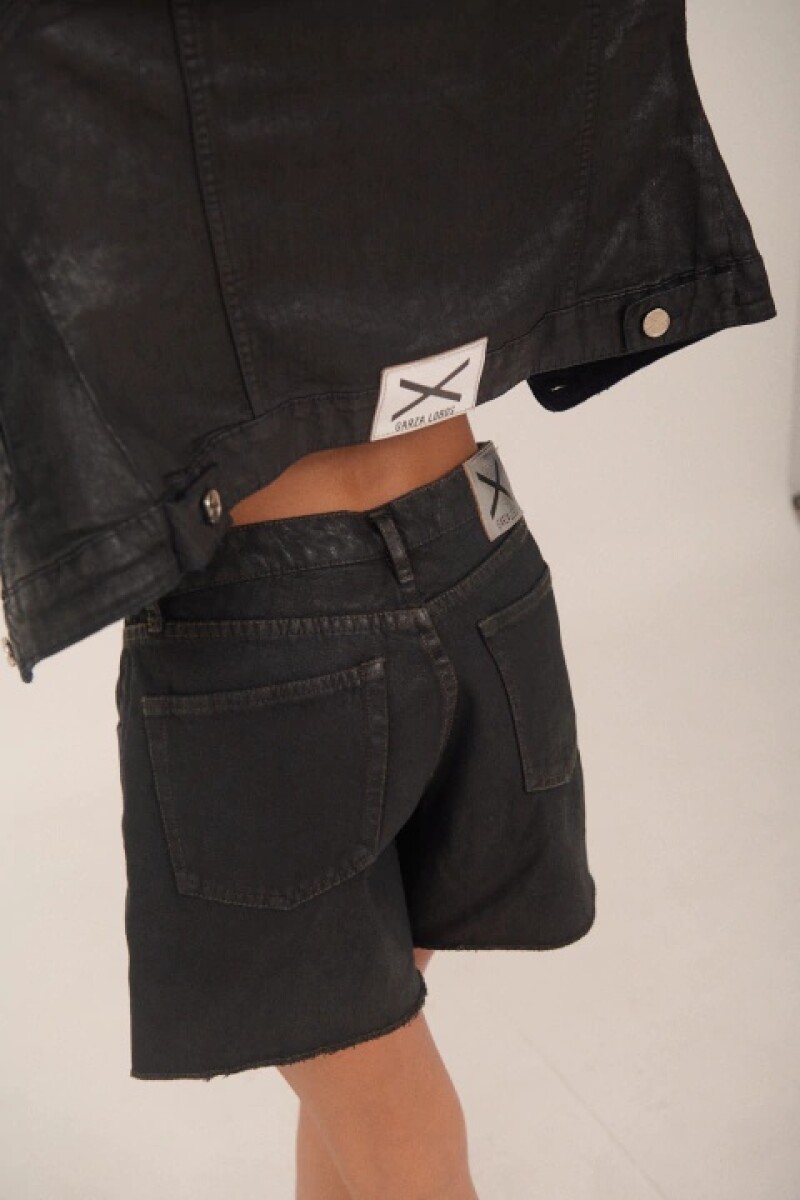 Short Texas leather Negro