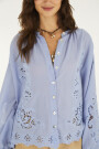 BLUSA Celeste