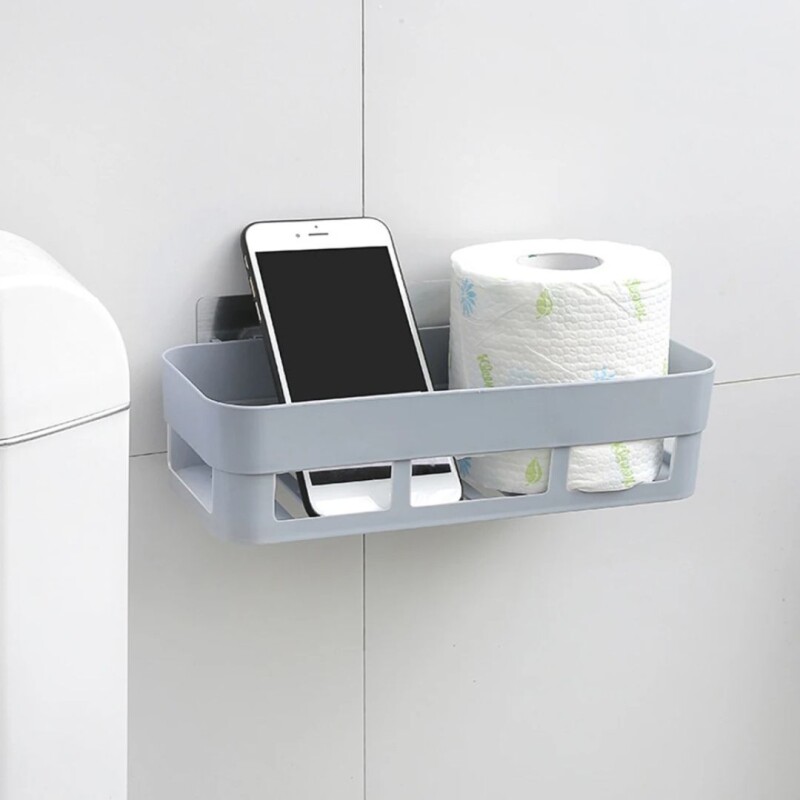 Estante Baño Ducha Plastico Organizador Adhesivo Ducha Gris Estante Baño Ducha Plastico Organizador Adhesivo Ducha Gris